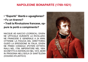 NAPOLEONE BONAPARTE (1769