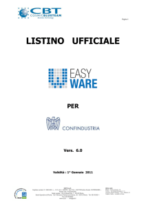 Listino ufficiale EasyWare_Confindustria