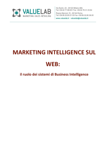 Marketing intelligence sul web pdf, 618 Kb