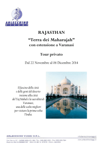 programma Rajasthan Terra dei Maharaja + Varanasi Novembre 2014