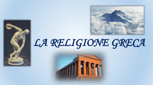 la religione greca - Istituto Comprensivo G. Leva di Travedona Monate