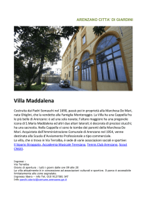 villa maddalena - Comune di Arenzano