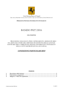bando p027/2016 - Acquisti in Rete