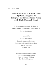 PhD Thesis: Low-Noise CMOS Circuits and - ETH E