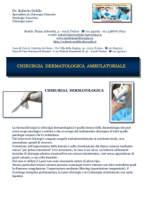Chirurgia Dermatologica Ambulatoriale