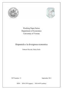 Hispaniola e la divergenza economica - DSE