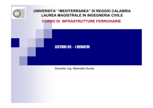 i deviatoi - Università degli Studi Mediterranea