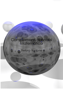 Complementi di Analisi Matematica - Stefano
