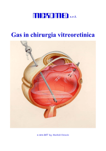 Gas in chirurgia vitreoretinica