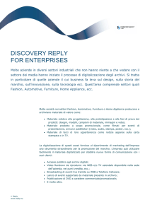 DISCOVERY REPLY FOR ENTERPRISES (italiano)