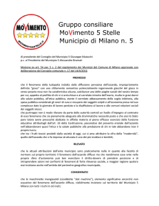 Gruppo consiliare MoVimento 5 Stelle Municipio di Milano n. 5