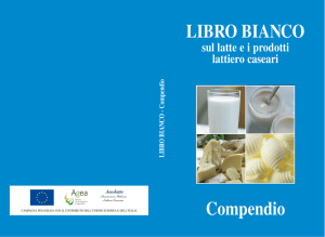 LIBRO BIANCO sul latte e i prodotti lattiero caseari