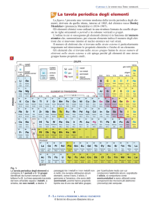 5. La tavola periodica degli elementi