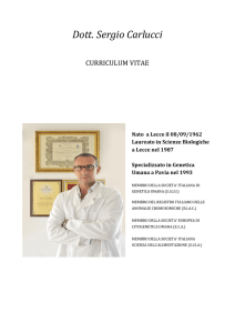 Dott. Sergio Carlucci