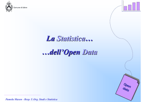 La Statistica dell`Open data