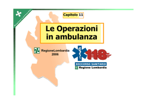Le Operazioni in ambulanza - Formazione In Emergenza Sanitaria