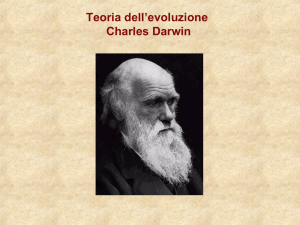 Teoria dell`evoluzione Charles Darwin