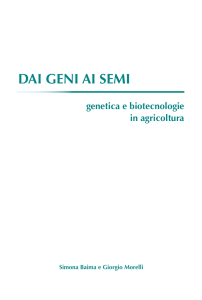 DAI GENI AI SEMI - Società Italiana Genetica Agraria