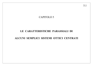 5.1 CAPITOLO 5 LE CARATTERISTICHE PARASSIALI DI ALCUNI