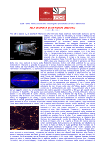 2009 Anno Internazionale dell`Astronomia