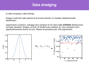 Data dredging - Università degli Studi di Verona
