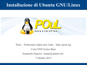 Installazione GNU/Linux