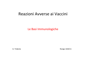 Reazioni Avverse ai Vaccini