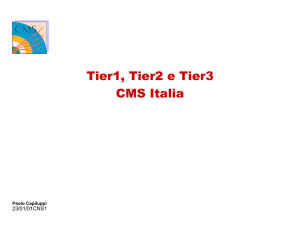 Tier1, Tier2 e Tier3 CMS Italia - INFN