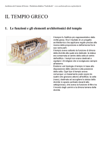 il tempio greco - CRED Ausilioteca Firenze
