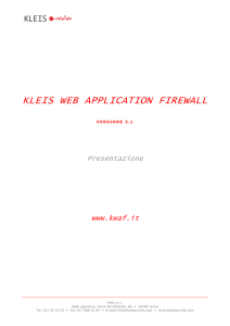 Kleis Web Application Firewall (KWAF)