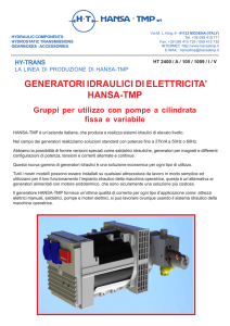 generatori idraulici di elettricita` hansa-tmp