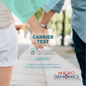 carrier test - Microgenomics