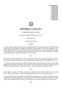 repubblica italiana - Finanza Territoriale