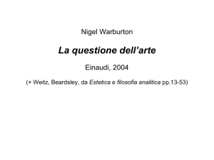 nigel warburton - la questione dell`arte