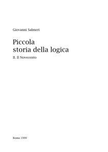 6. Giovanni Salmeri, Piccola storia della Logica. Il Novecento (Parte II)