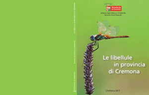 Le libellule in provincia di Cremona - Biblioteca digitale