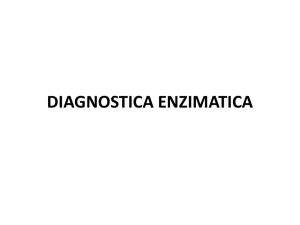 DIAGNOSTICA ENZIMATICA - Progetto e
