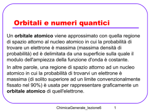 numero quantico orbitale