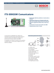 ITS-300GSM Comunicatore - Bosch Security Systems