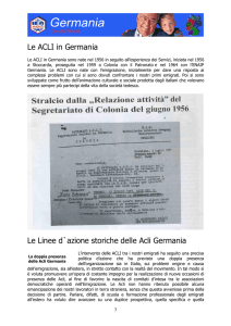 La storia delle Acli in Germania - Federazione Acli Internazionali