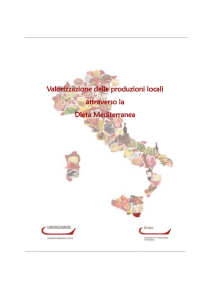 Valorizzazioni delle produzioni locali attraverso la Dieta Mediterranea