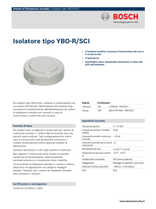 Isolatore tipo YBO‑R/SCI