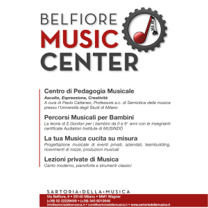 BMC Brochure.pages - Sartoria della Musica