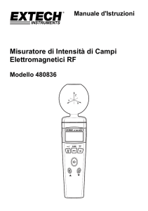 Misuratore di Intensità di Campi Elettromagnetici RF