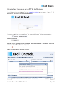 Istruzioni per l`accesso al server FTP di Kroll Ontrack