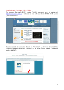 Interfaccia Web FARO per ENEA-GRID