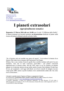 I pianeti extrasolari
