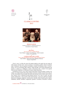 classici contro 2013 - Associazione Italiana di Cultura Classica