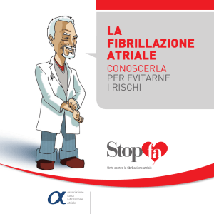 Opuscolo Stop FA! - Alleanza Lotta Fibrillazione Atriale