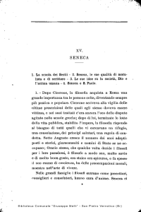 CAPITOLO XV - Seneca